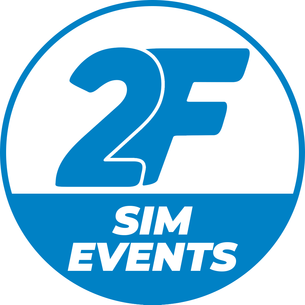 2F Sim Events Logo – Circle